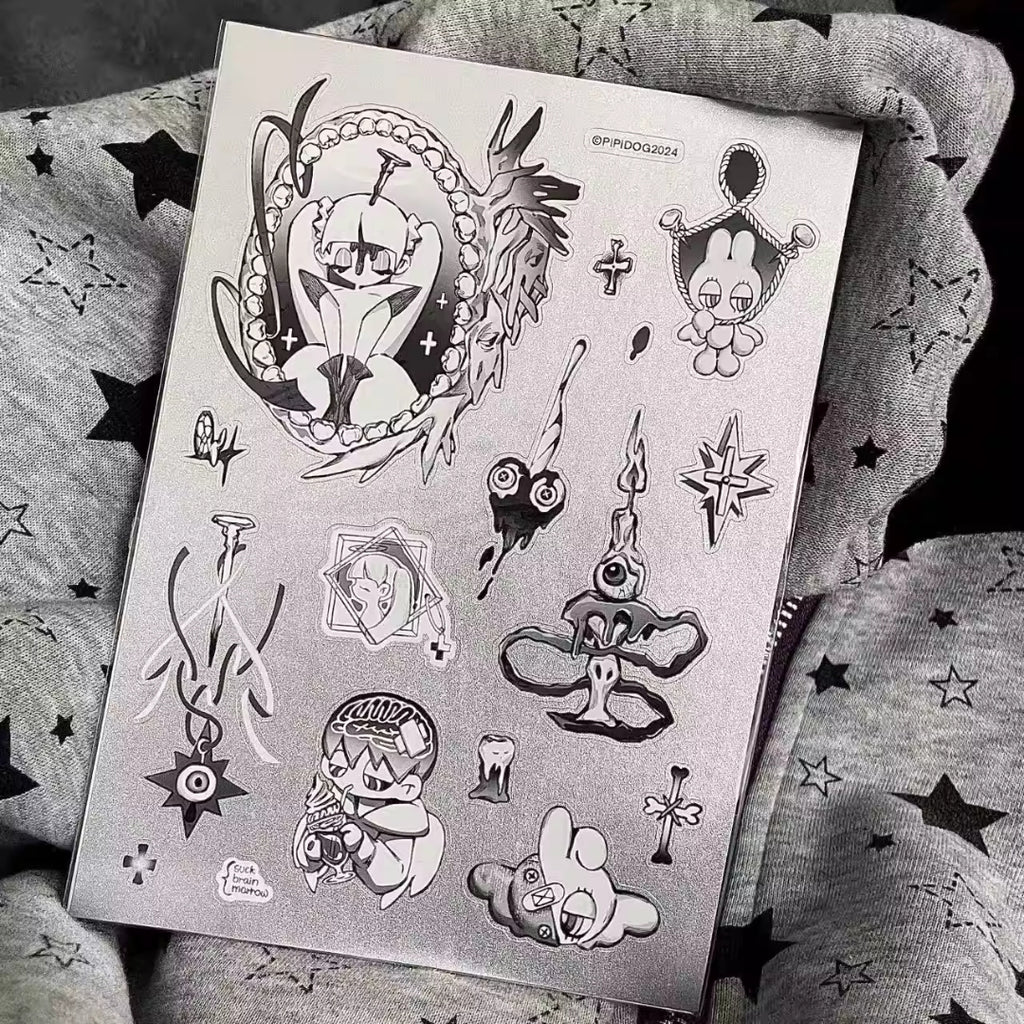 PIPIDOG - SUCK BRIAN MARROW STICKER SHEET