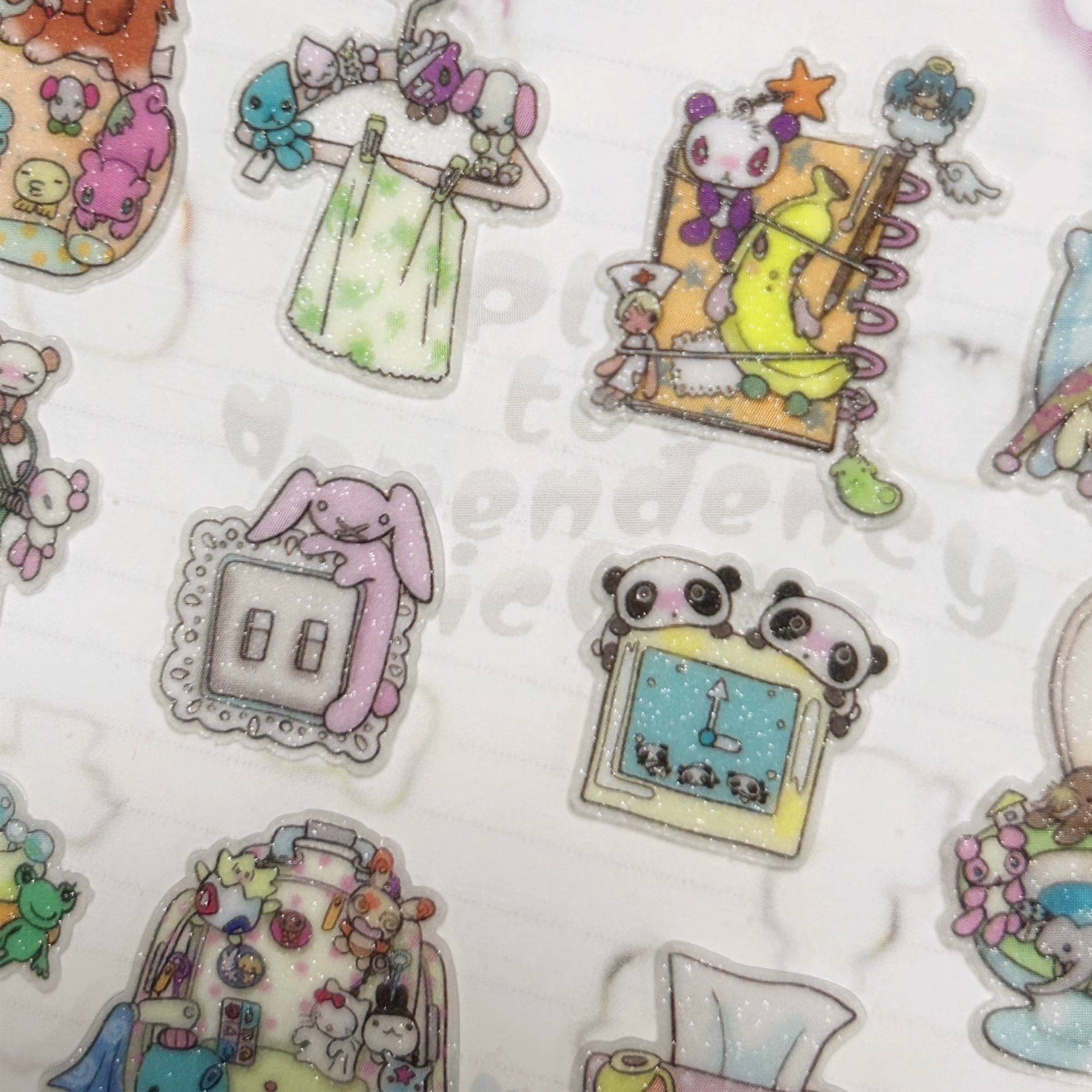 SUNONEBIRD - PLUSH TOY DEPENDENCY STICKER SHEET