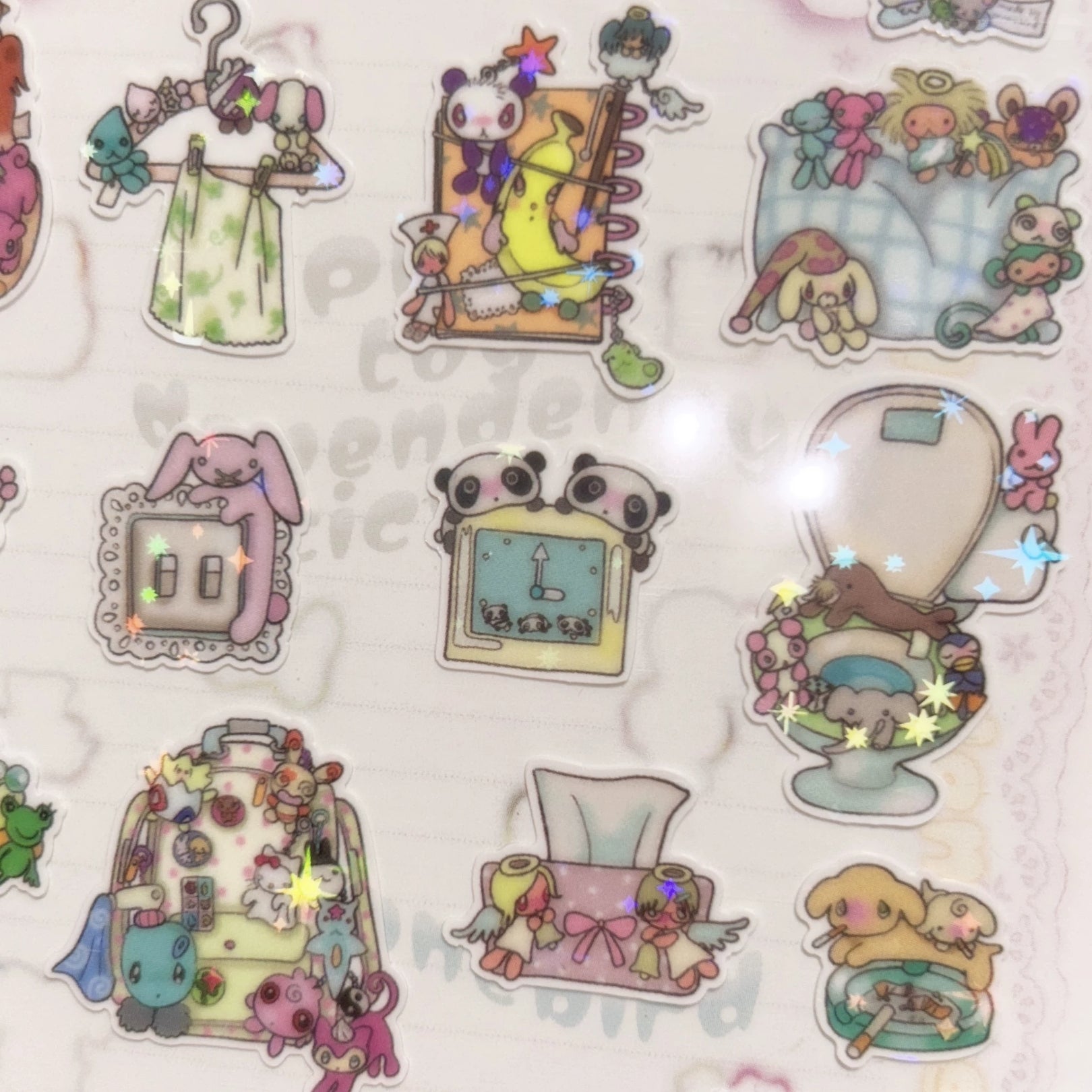 SUNONEBIRD - PLUSH TOY DEPENDENCY STICKER SHEET