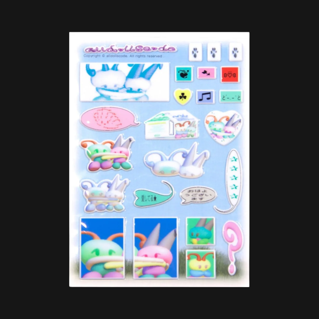 ALLDOLLSCODE - #20 SOFT STICKER SHEET