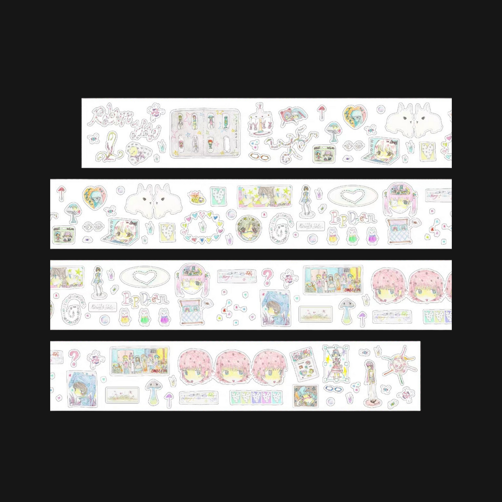 NEMONY - RABBIT HOLE STICKER ROLL