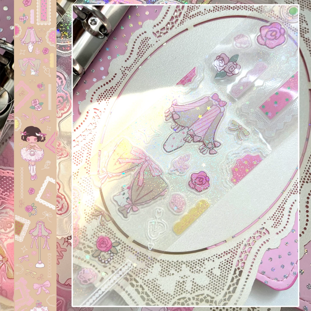 SUNONEBIRD X SHISHIHSHOP - BALLET SHISHIH STICKER ROLL