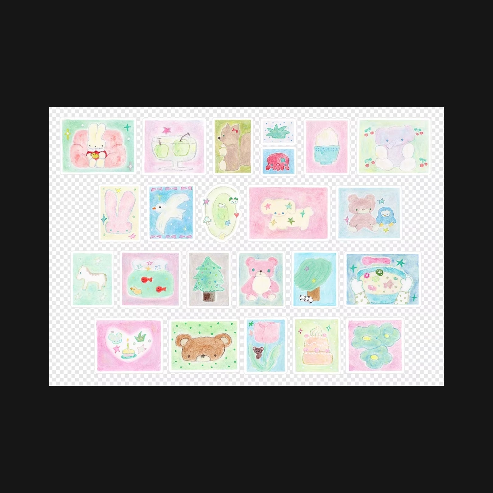 CAPSULE - FOREST FRAME STICKER ROLL