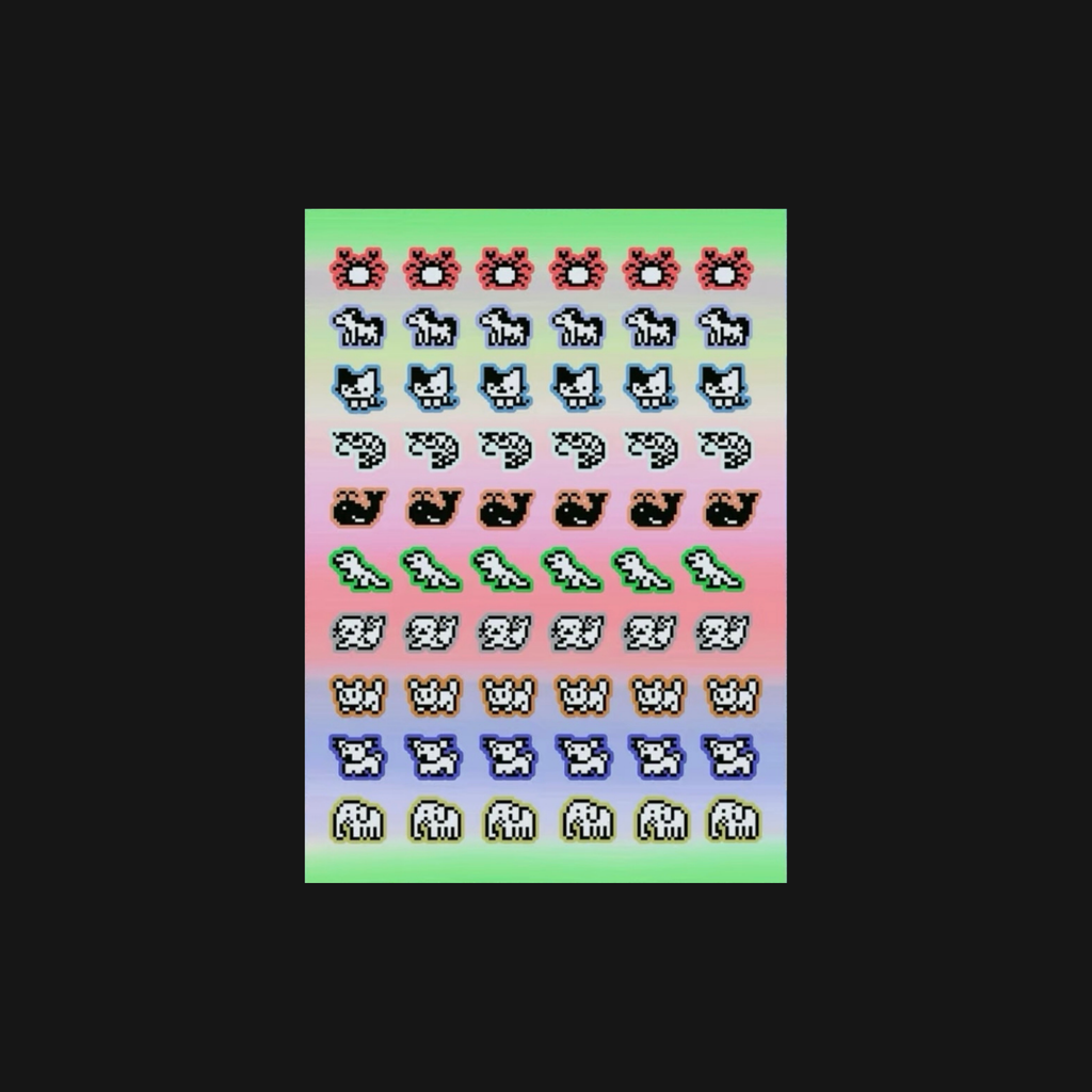Combustible Tears - Digital Pet Sticker Sheet