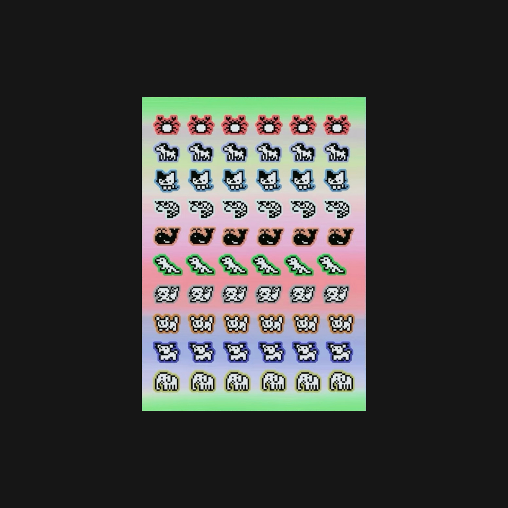 Combustible Tears - Digital Pet Sticker Sheet