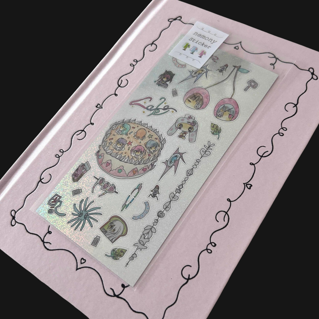 NEMONY - CAKE STICKER SHEET