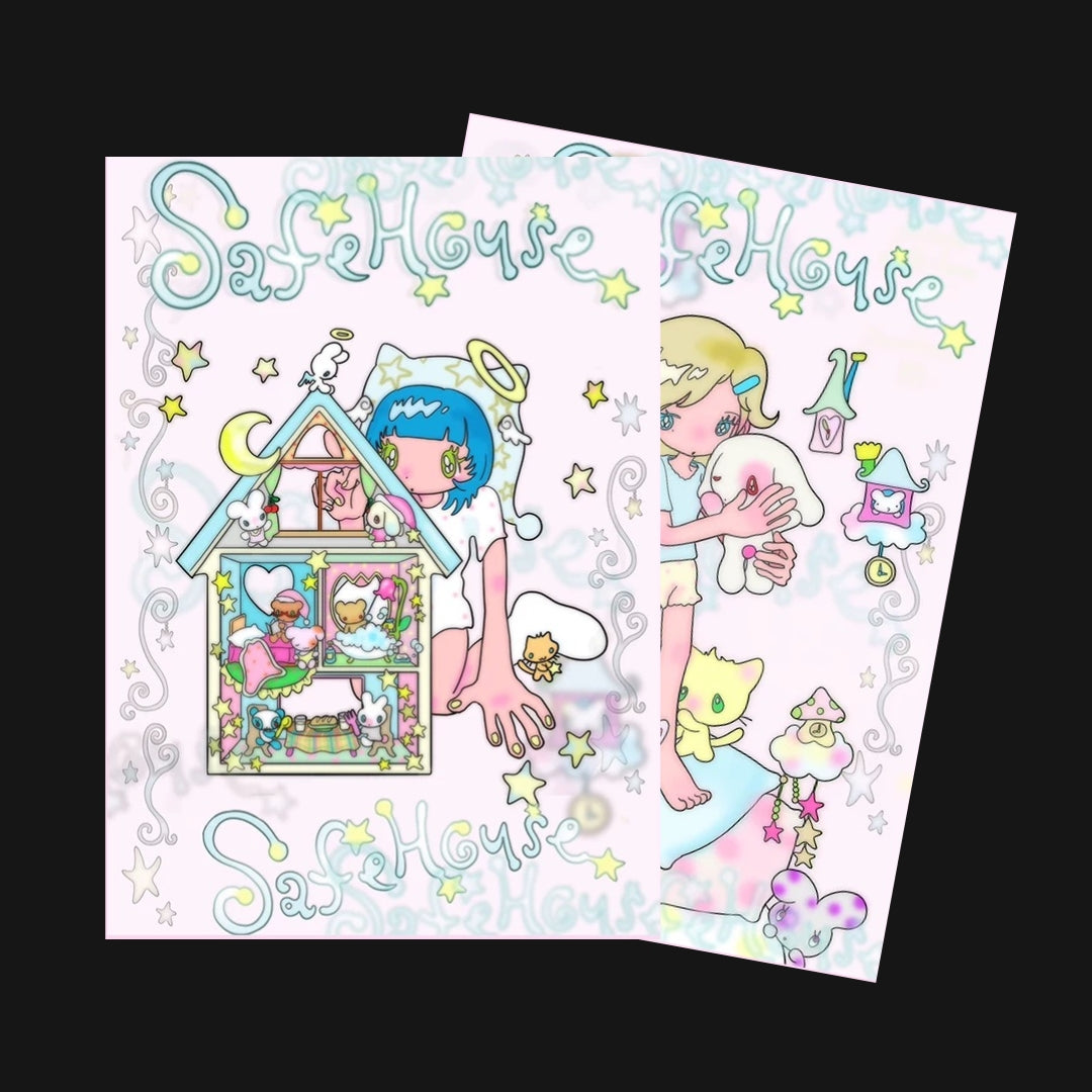Sunonebird x desée de la lune Art Space - 'Safe House' Double Sided A4 Binder