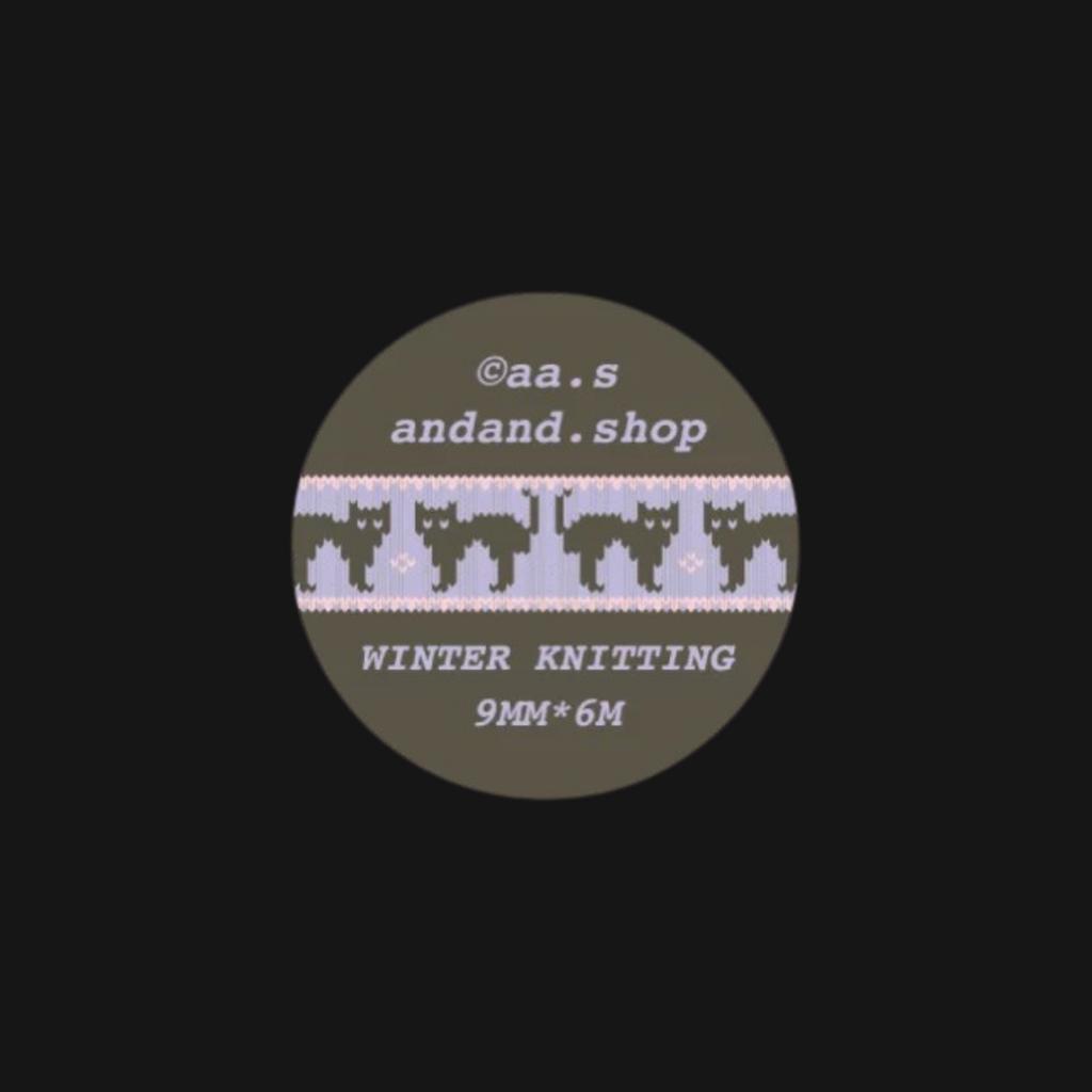 AndAnd. - Winter Sweater Sticker Roll
