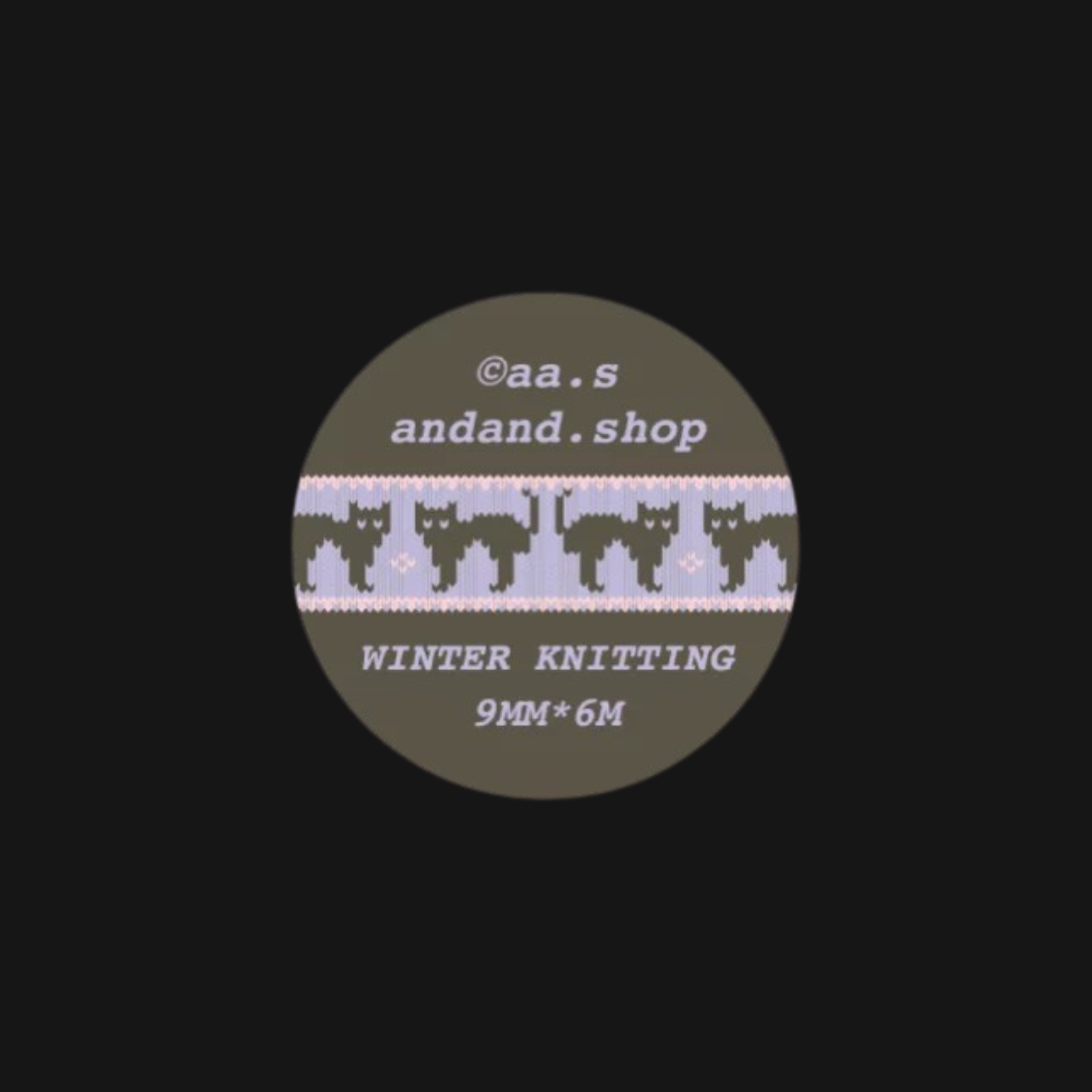 AndAnd. - Winter Sweater Sticker Roll