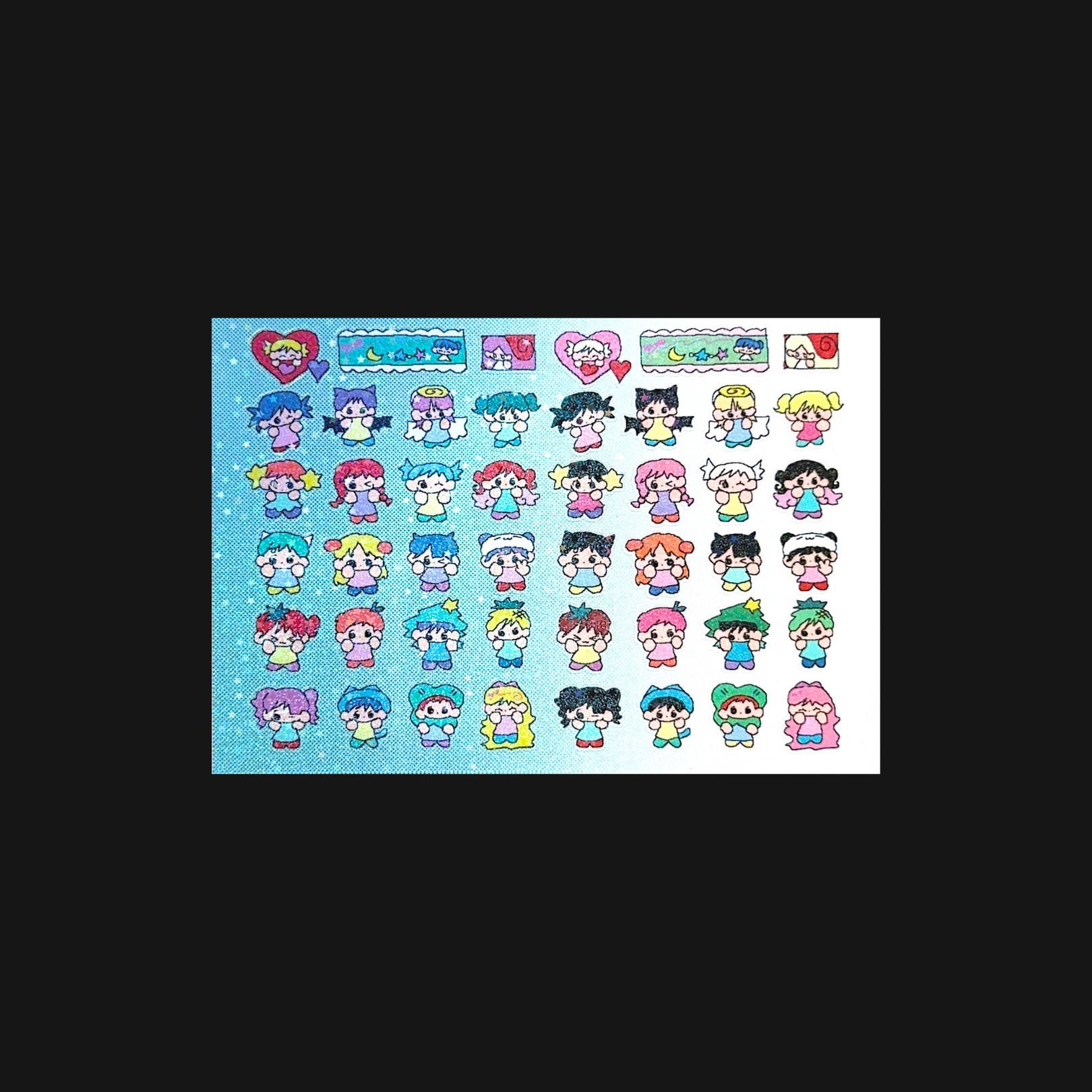 YAO x Creamhoney - Virtual Village Sticker Sheet