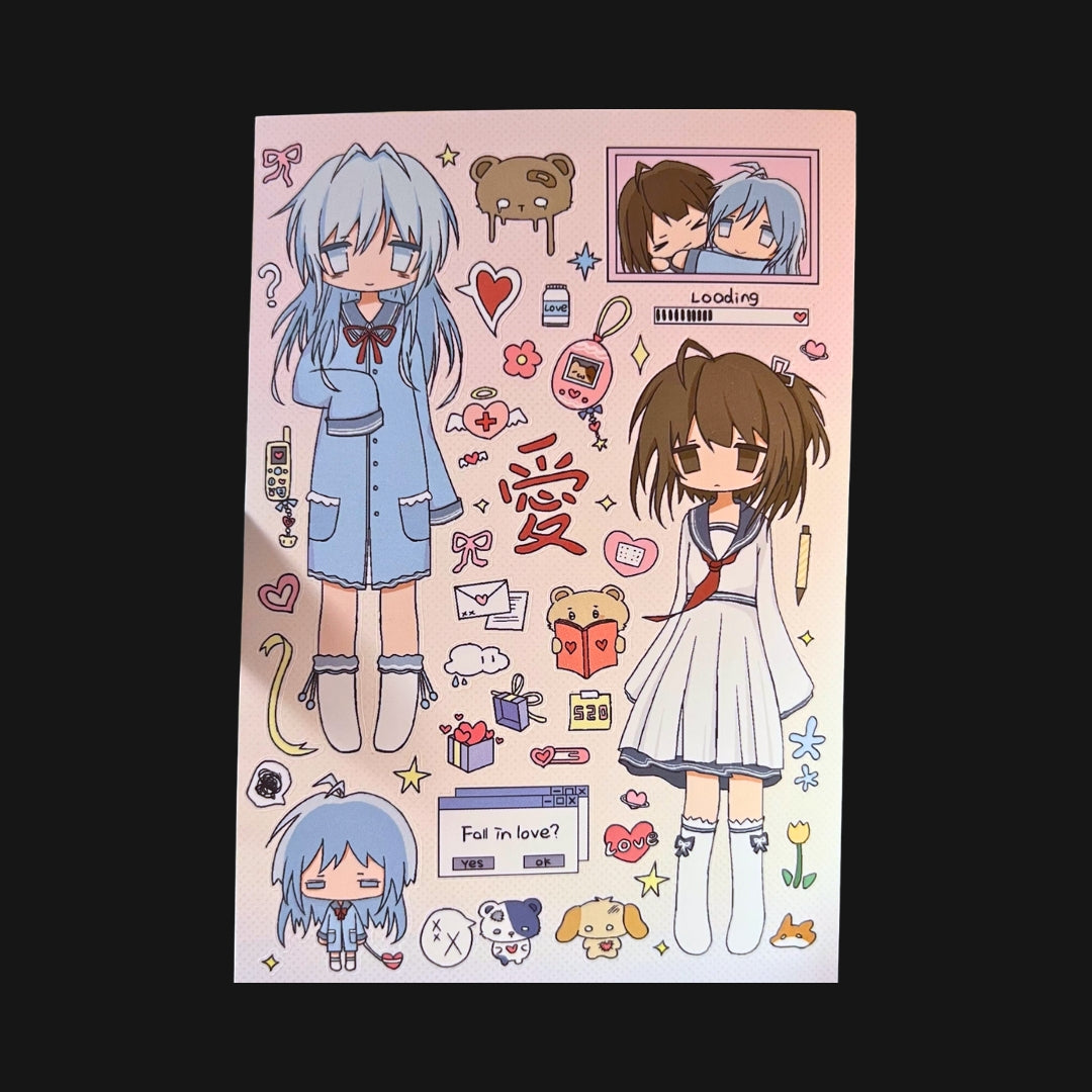 YAO - IN LOVE STICKER SHEET