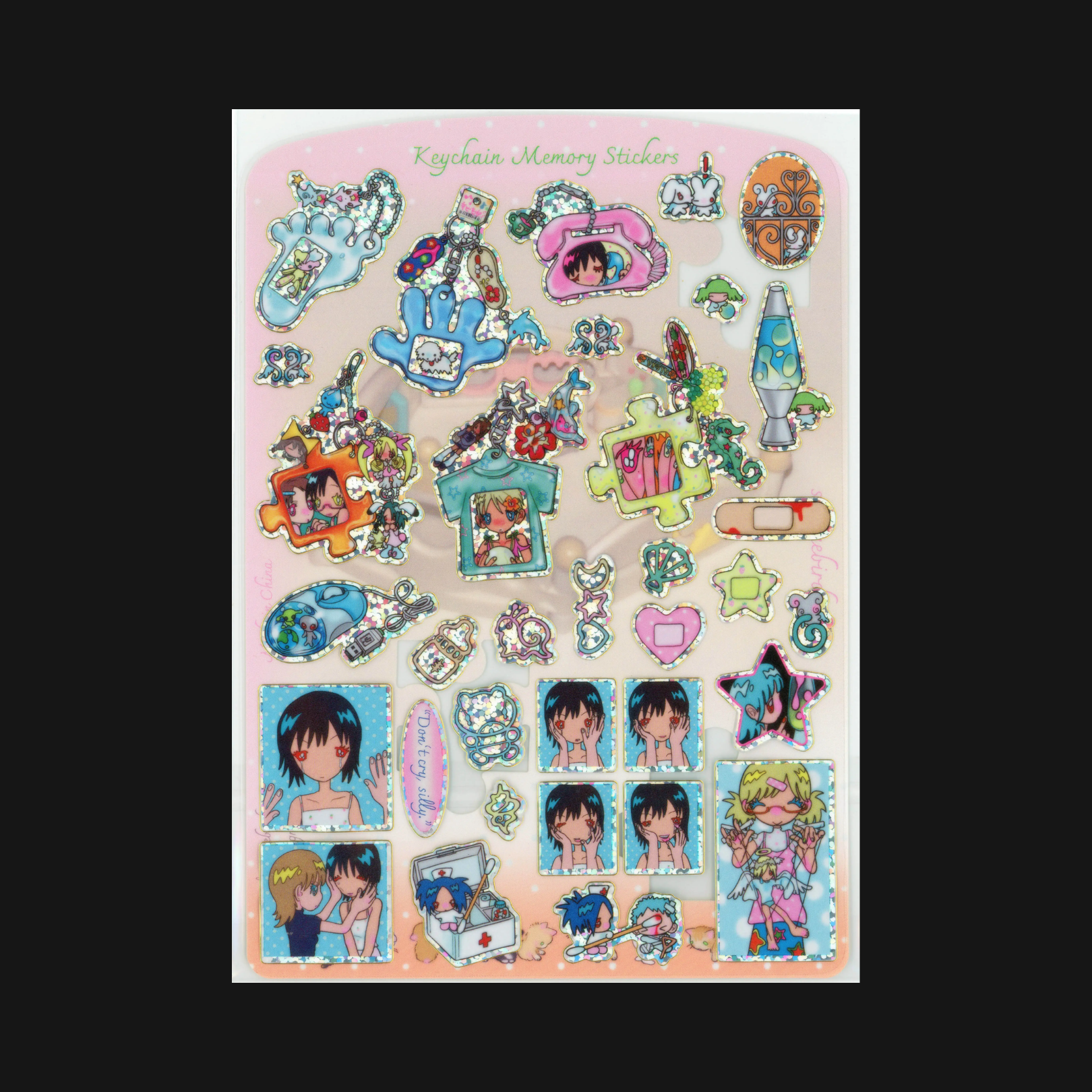 Sunonebird - Keychain Memory Sticker Sheet