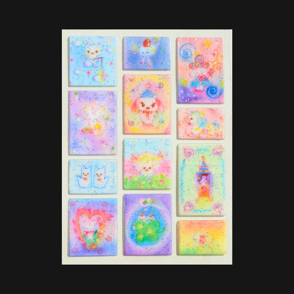 PLASTIC PECO - SOFT SPELL PUFFY STICKER SHEET
