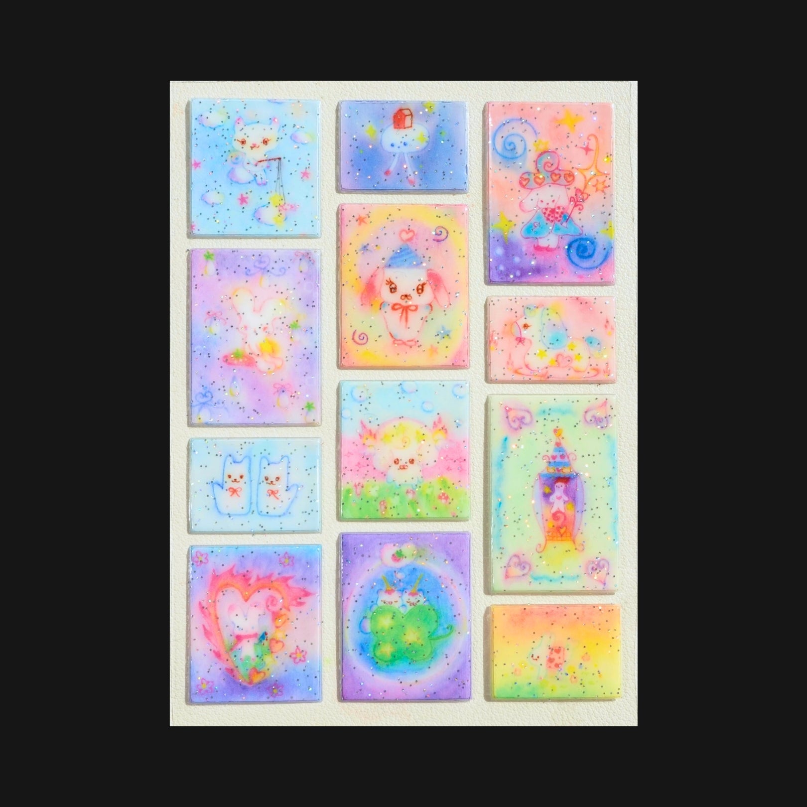 PLASTIC PECO - SOFT SPELL PUFFY STICKER SHEET