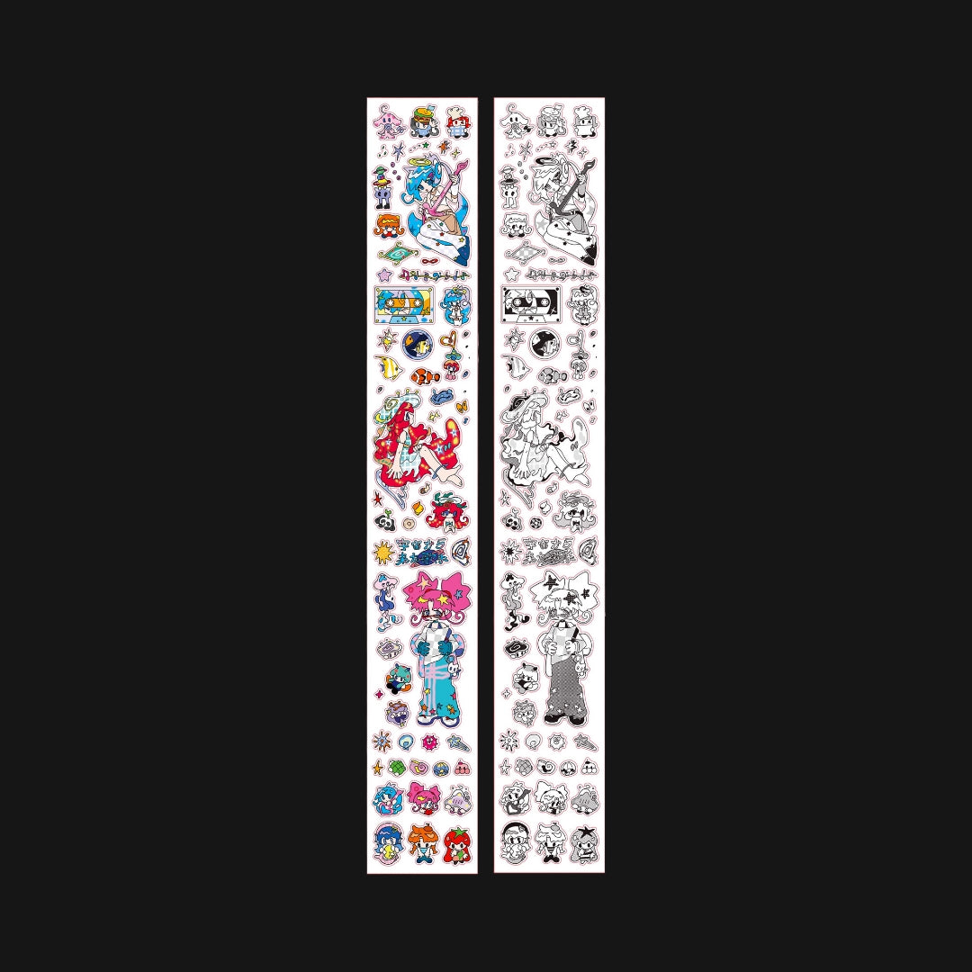 Agugu - Reassemble · Shatter · Starry Sticker Roll
