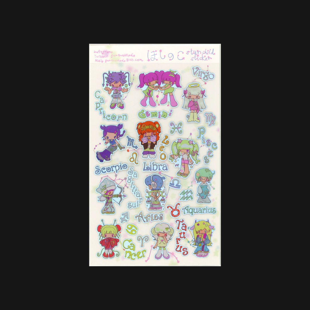 Sunonebird - Star Child Sticker Sheet
