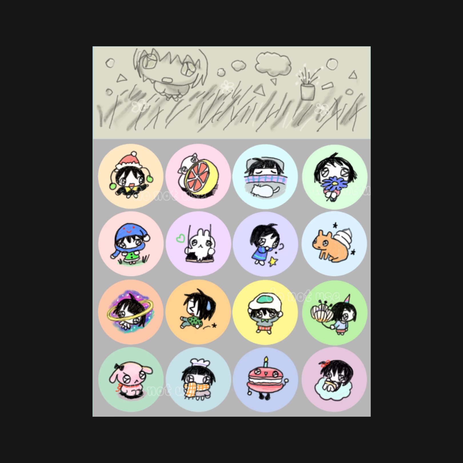 KAOLATREE - COLOR STICKER SHEET