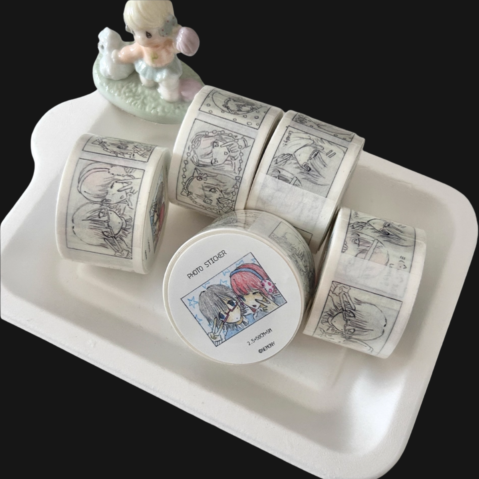NEMONY - PHOTO BOOTH WASHI PAPER STICKER ROLL