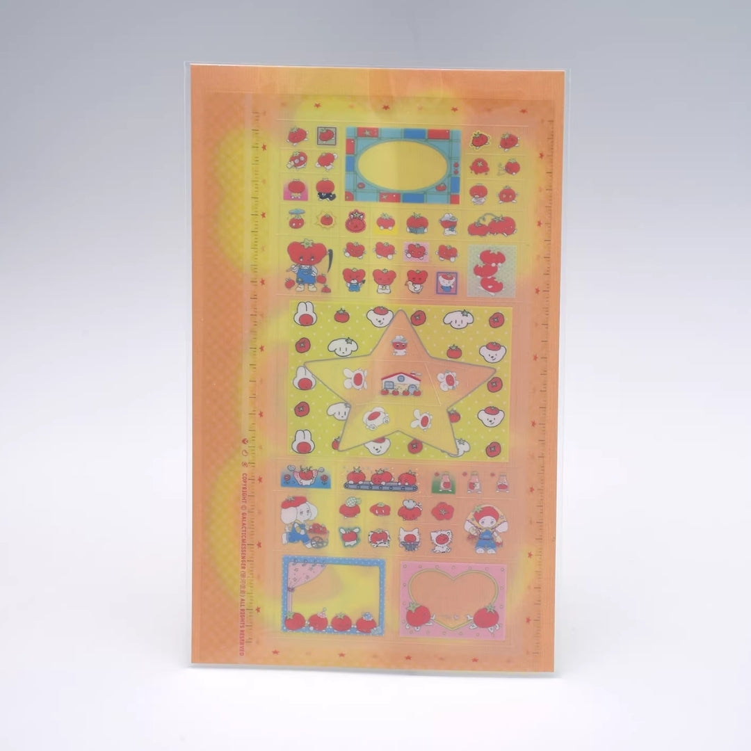 GALACTIC MESSENGER - TOMATO STICKER SHEET