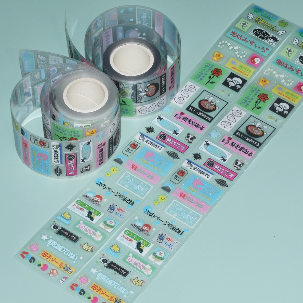 GALACTIC MESSENGER - J & K-STYLE STICKER ROLL