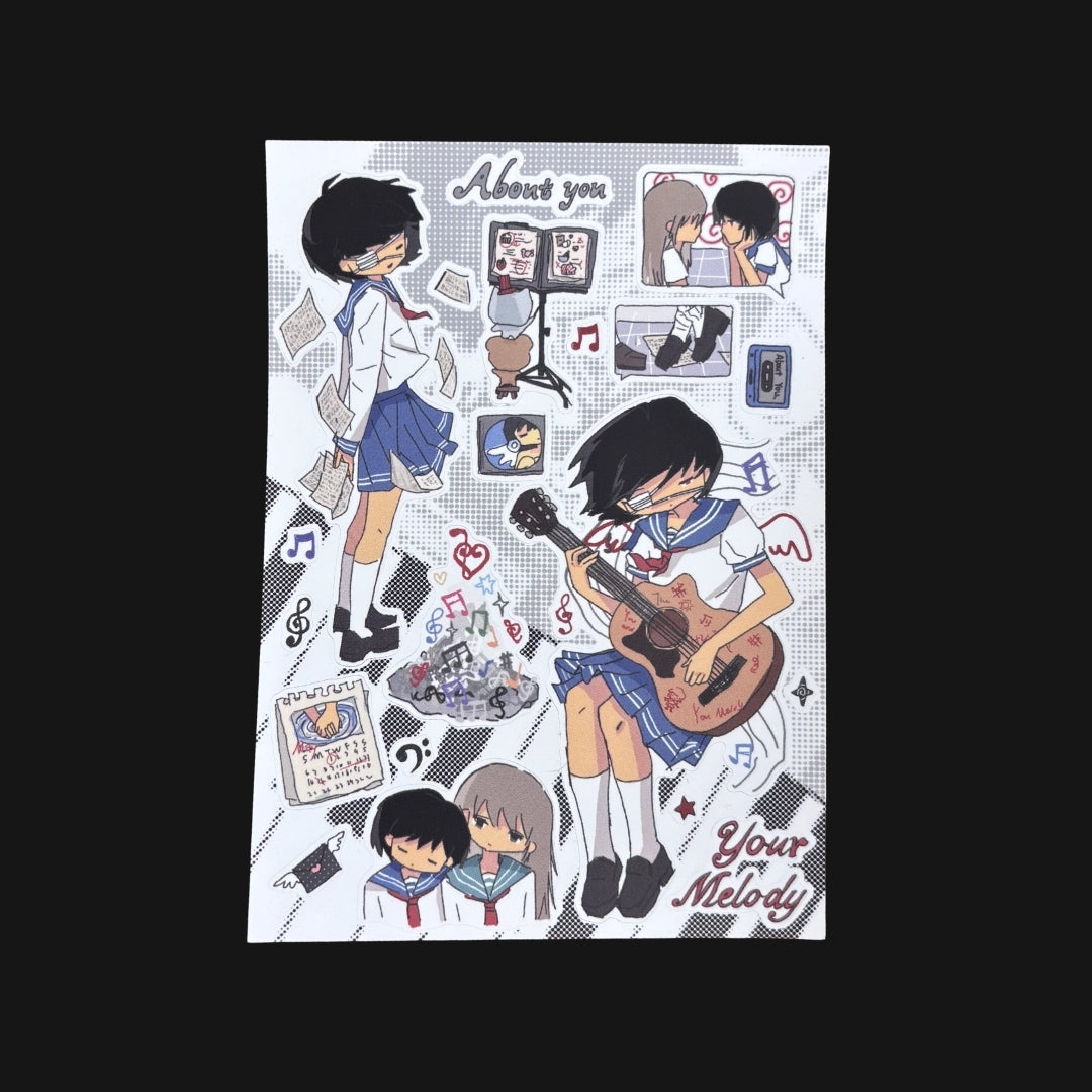 WHERE - ABOUT YOU STICKER SHEET