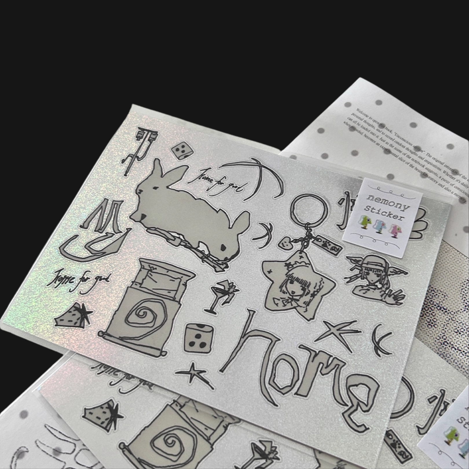 NEMONY - NEGATIVE SPACE STICKER SHEET