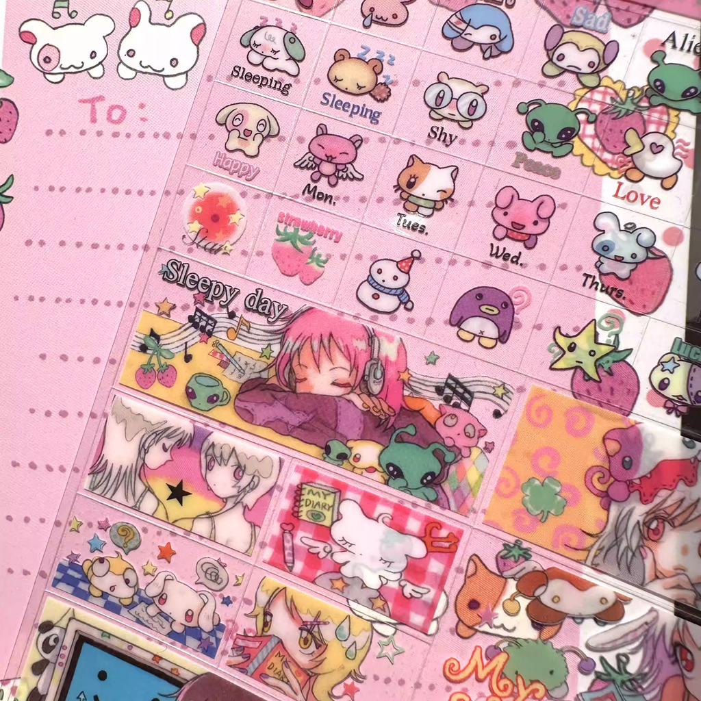 Oliwa - My Secret Diary! Sticker Sheet