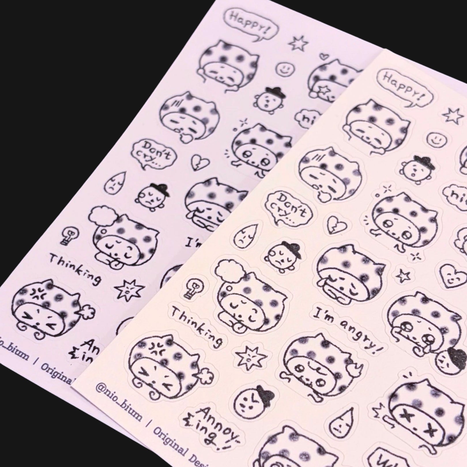 NIO BIUM - ATTITUDE STICKER SHEET SET