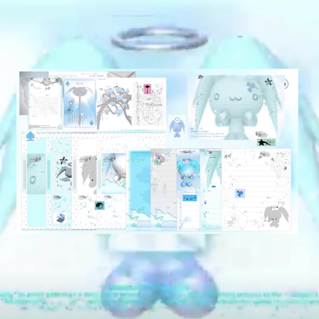 Alldollscode - Winter Correspondence Envelope Set