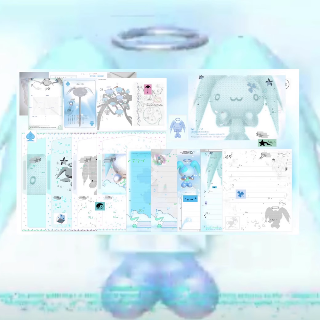 Alldollscode - Winter Correspondence Envelope Set