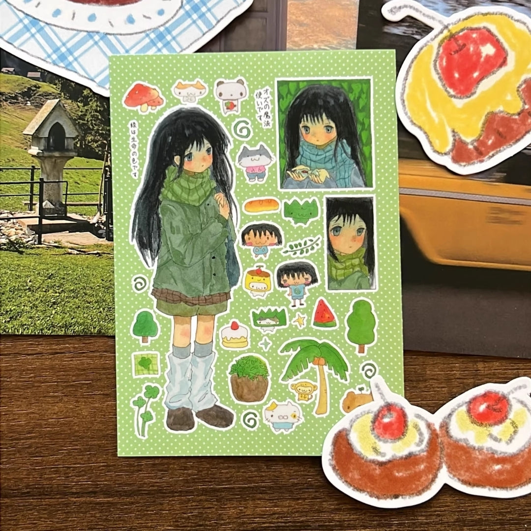 LU SENMIAO - SPRING VIBES STICKER SHEET