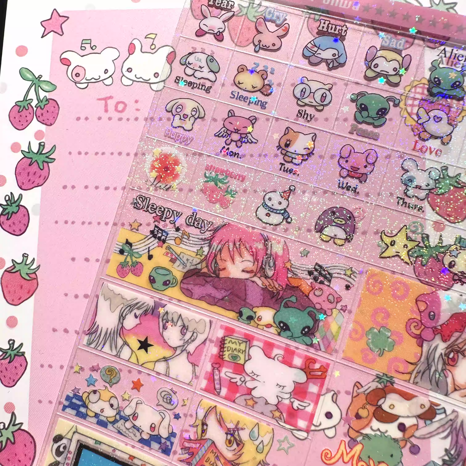 Oliwa - My Secret Diary! Sticker Sheet