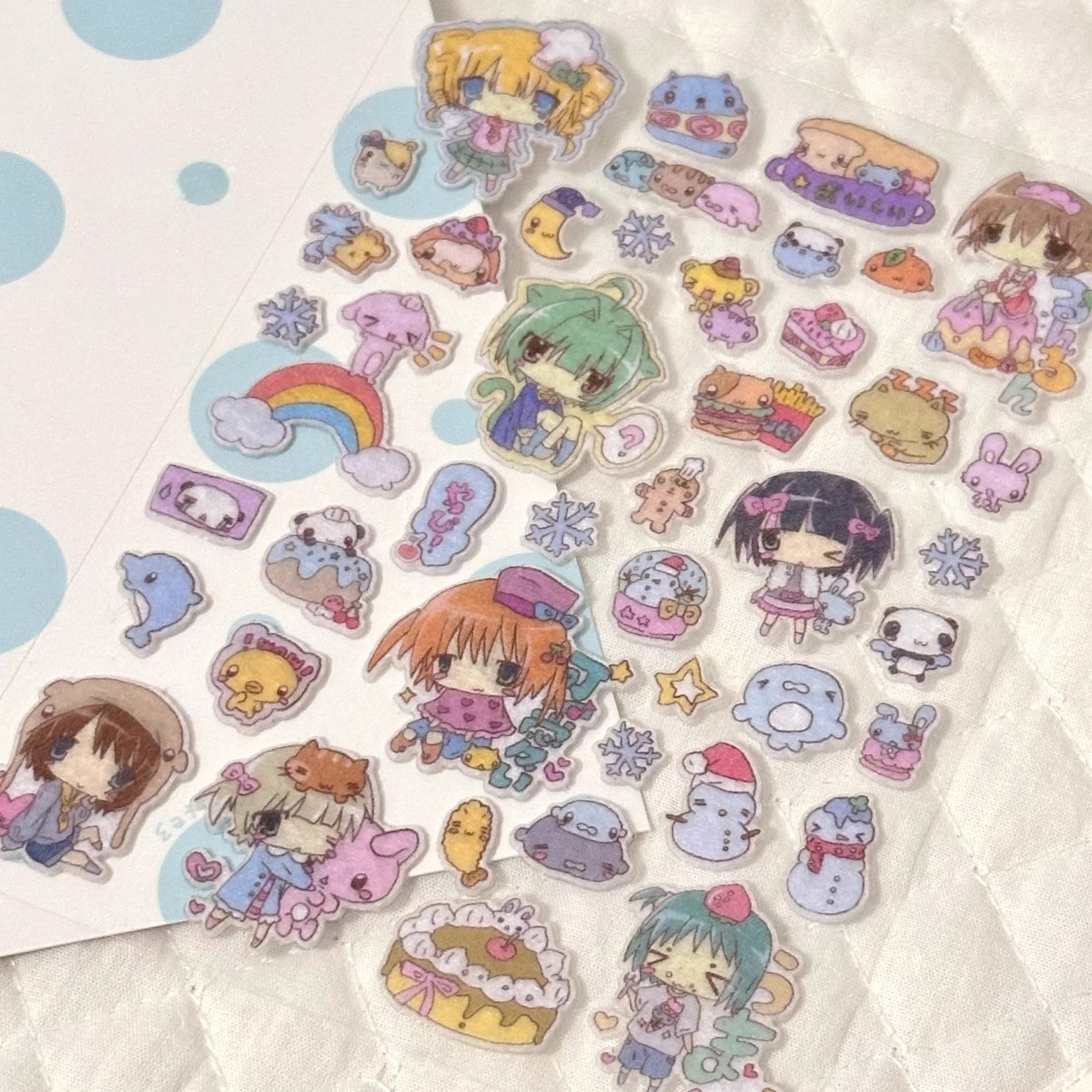 EAT HOT - WINTER DAY FELT STICKER SHEET