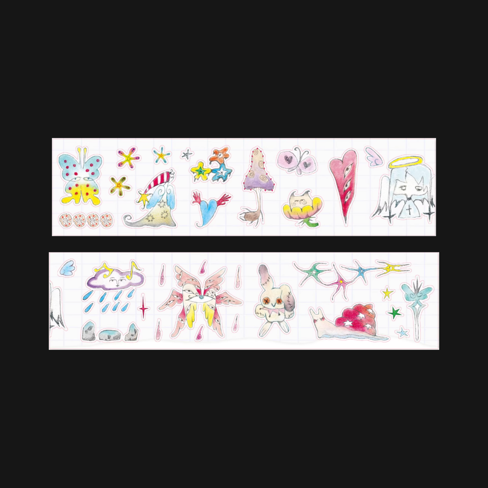 AGUGU - MOONLIT WHISPERS STICKER ROLL
