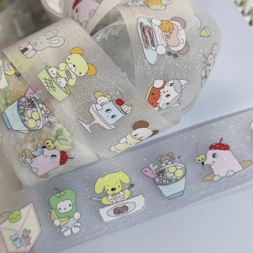 CAPSULE - FOOD STATION STICKER ROLL