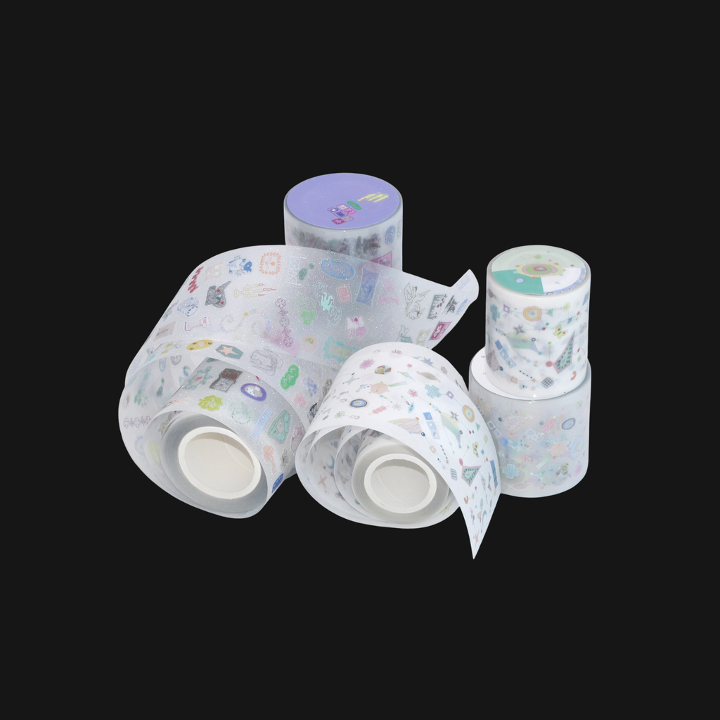 GALACTIC MESSENGER - VINTAGE STAMP STICKER ROLL