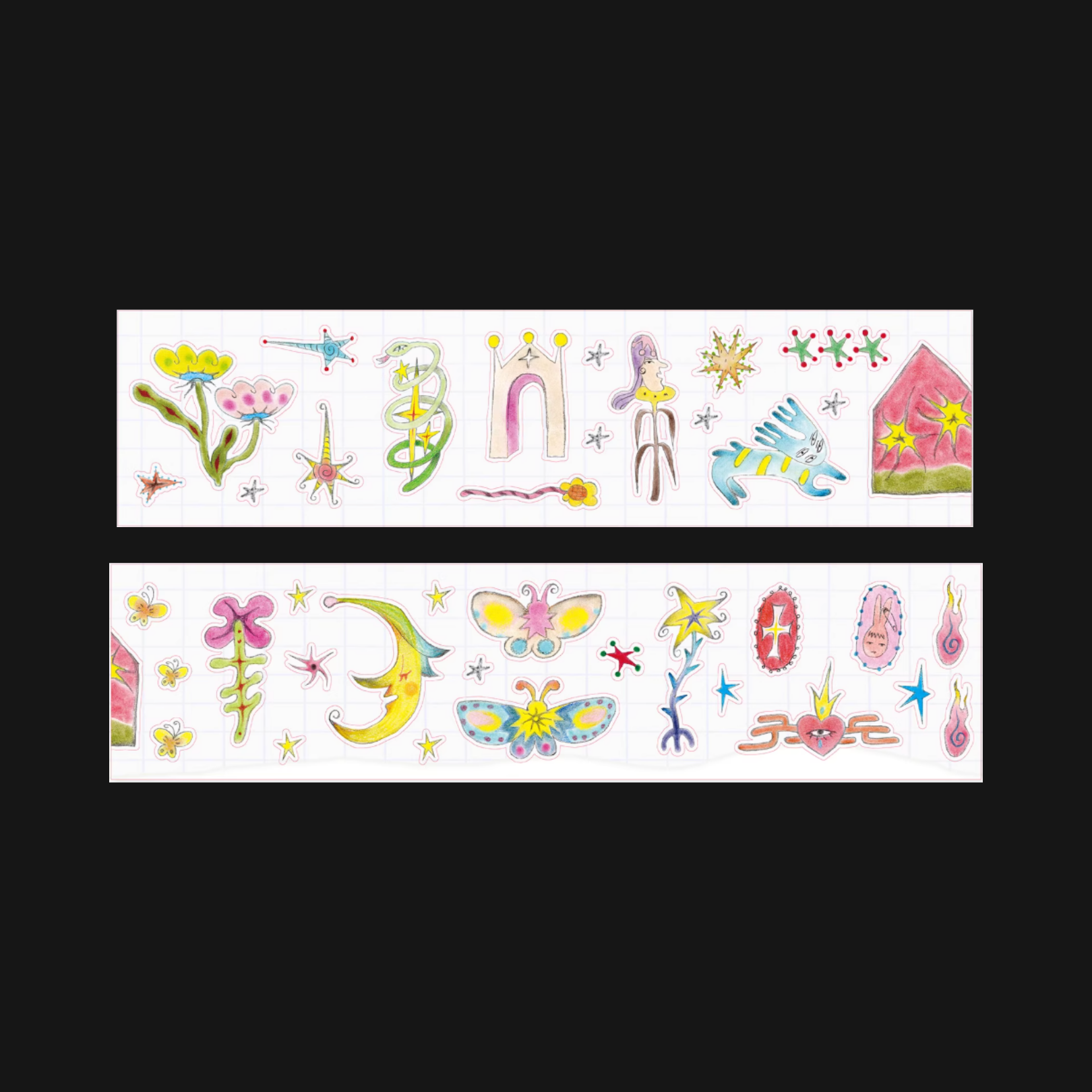 AGUGU - MOONLIT WHISPERS STICKER ROLL