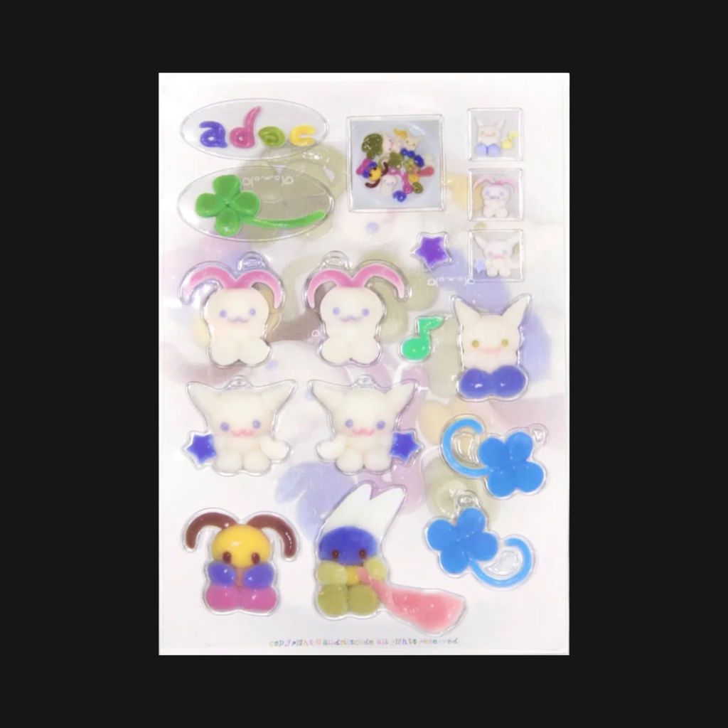 ALLDOLLSCODE - ^_ ̫ _ ̥` STICKER SHEET