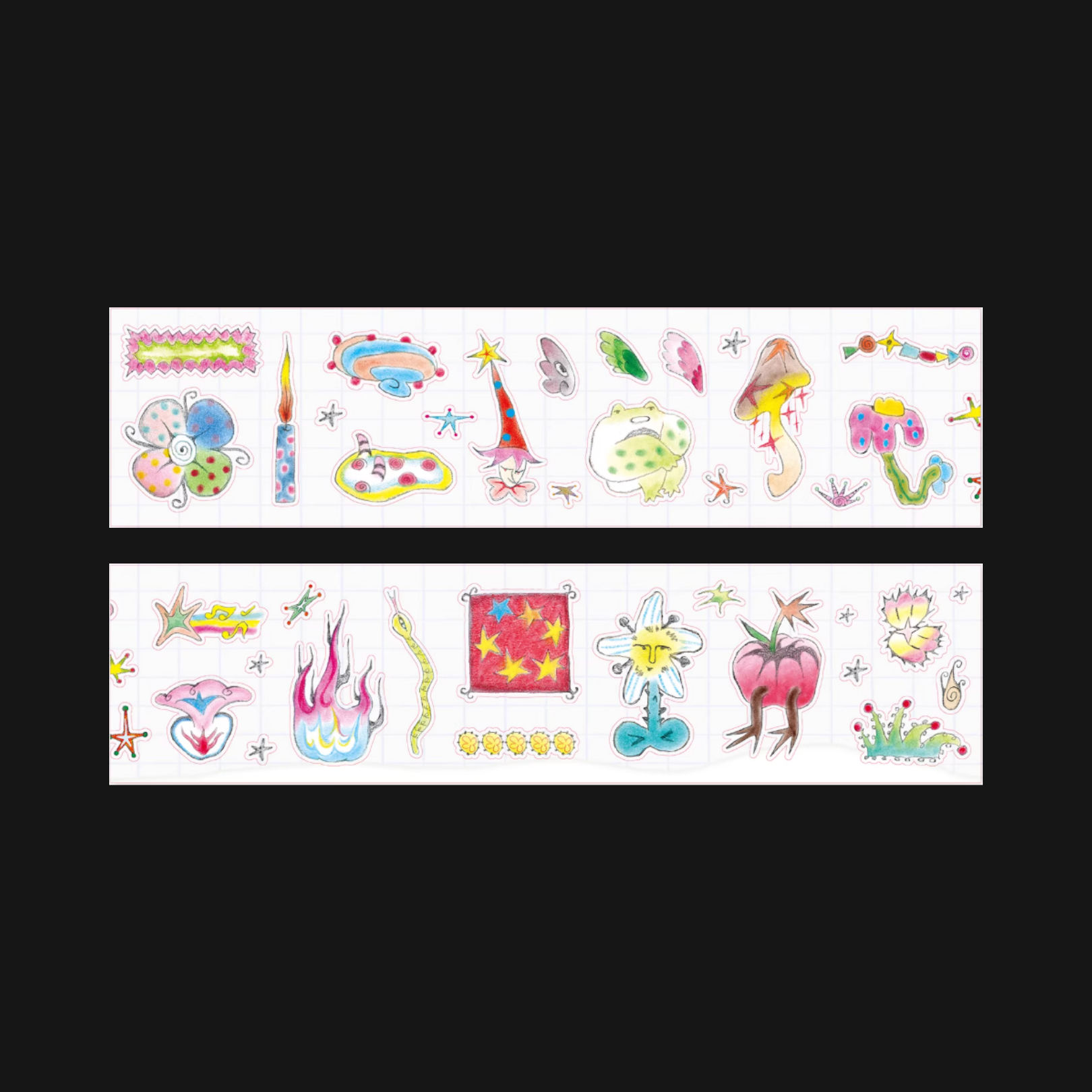 AGUGU - MOONLIT WHISPERS STICKER ROLL