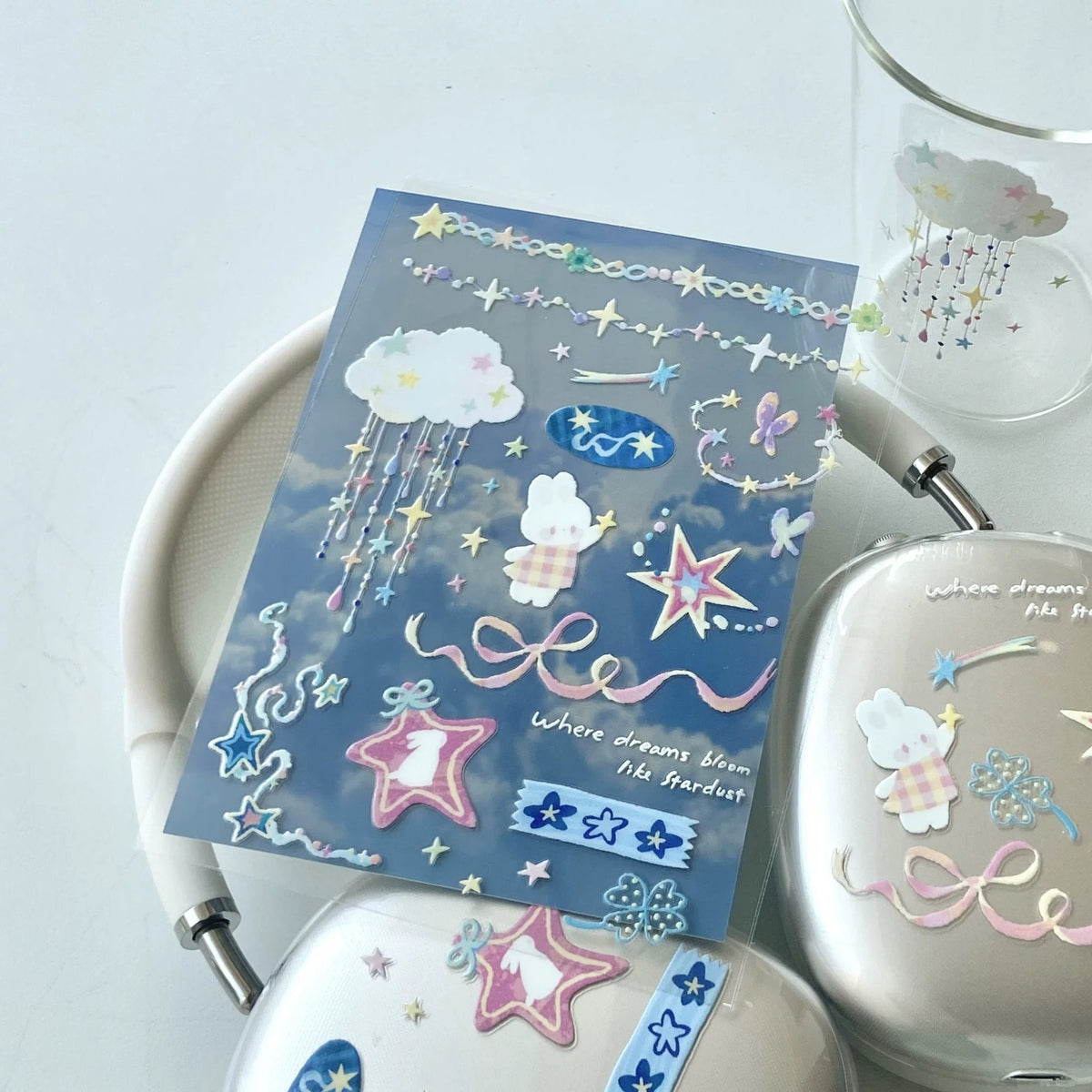 QIUKUI LU - FALLING INTO THE NEBULA TRANSFER STICKER SHEET