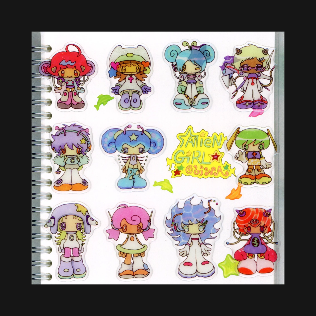 Oliwa - My Alien Girls Sticker Sheet