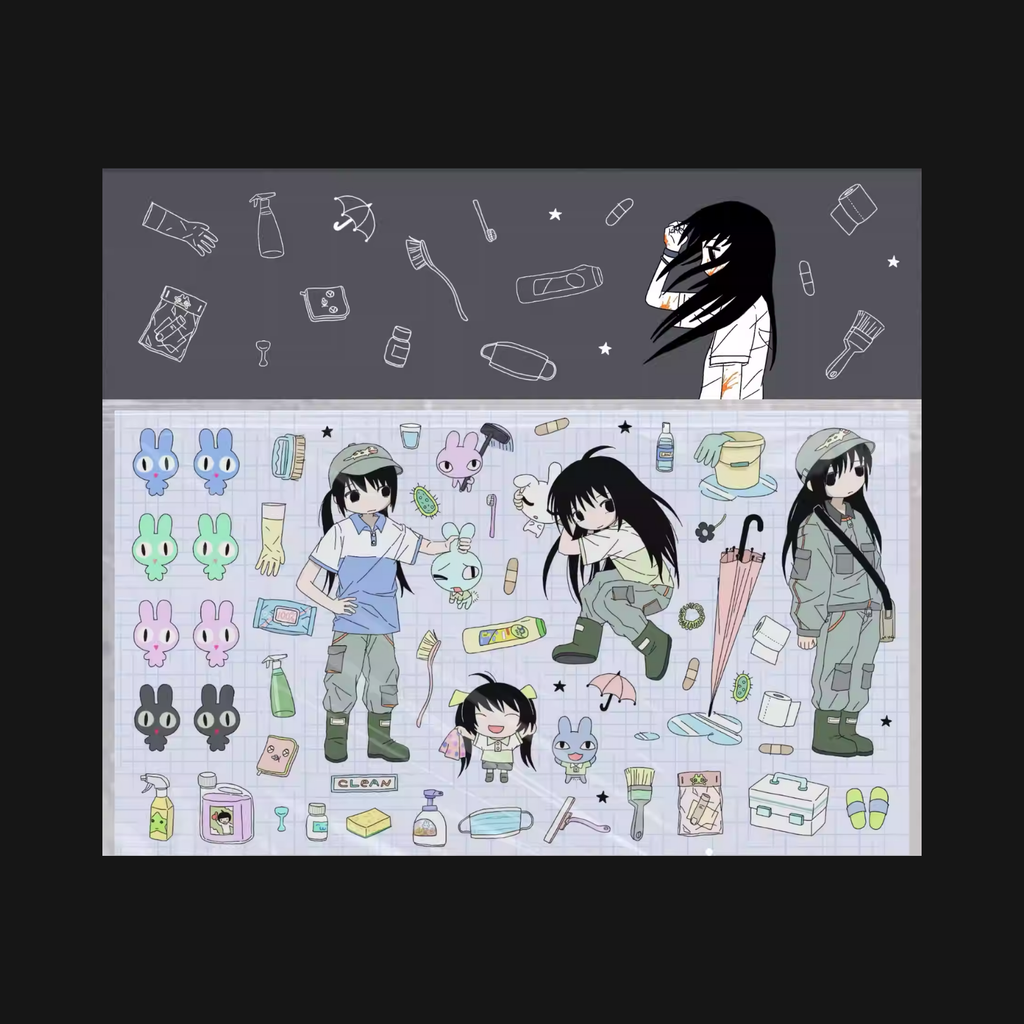 KAOLATREE - HOUSE WORK STICKER SHEET