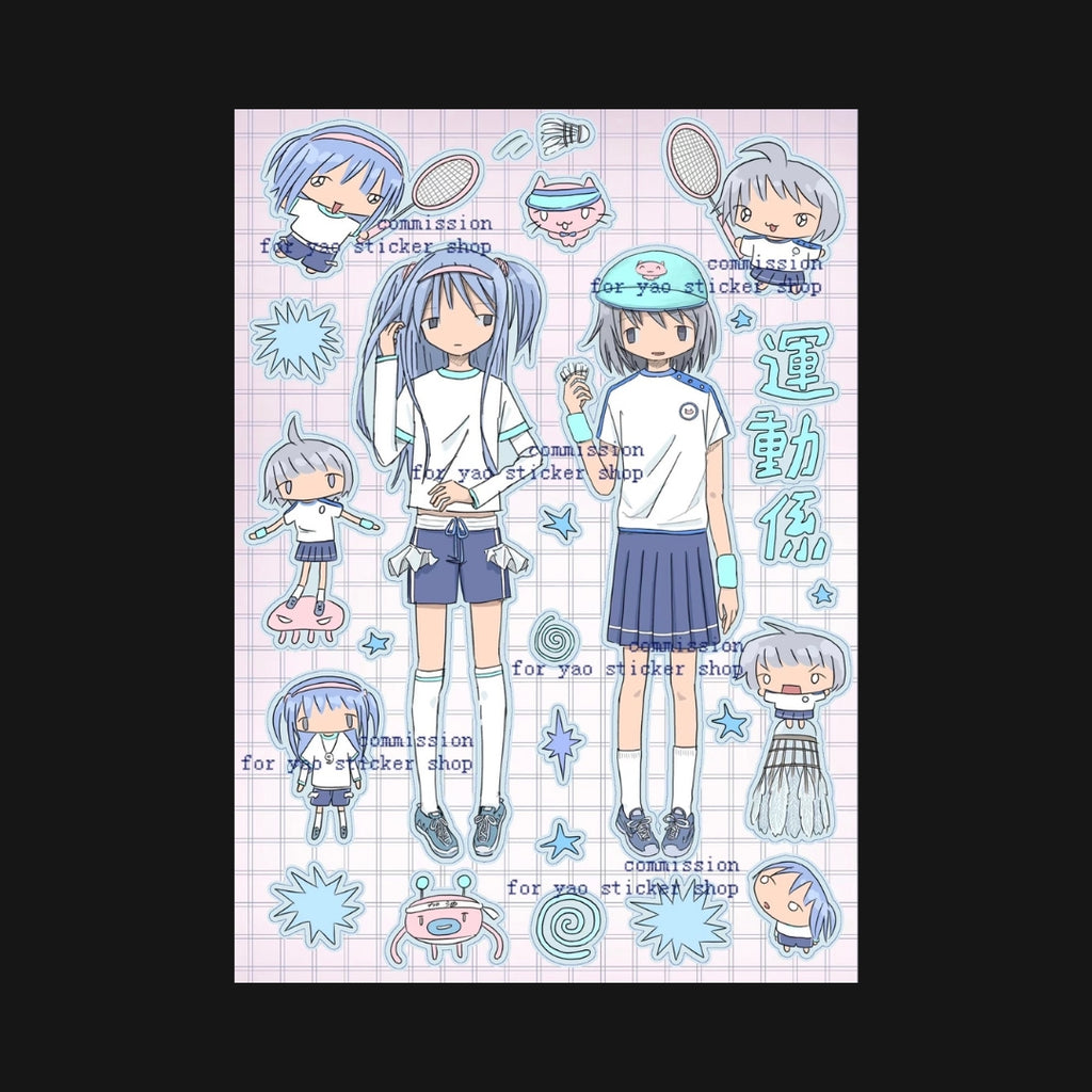 KAOLATREE - TENNIS GIRL STICKER SHEET