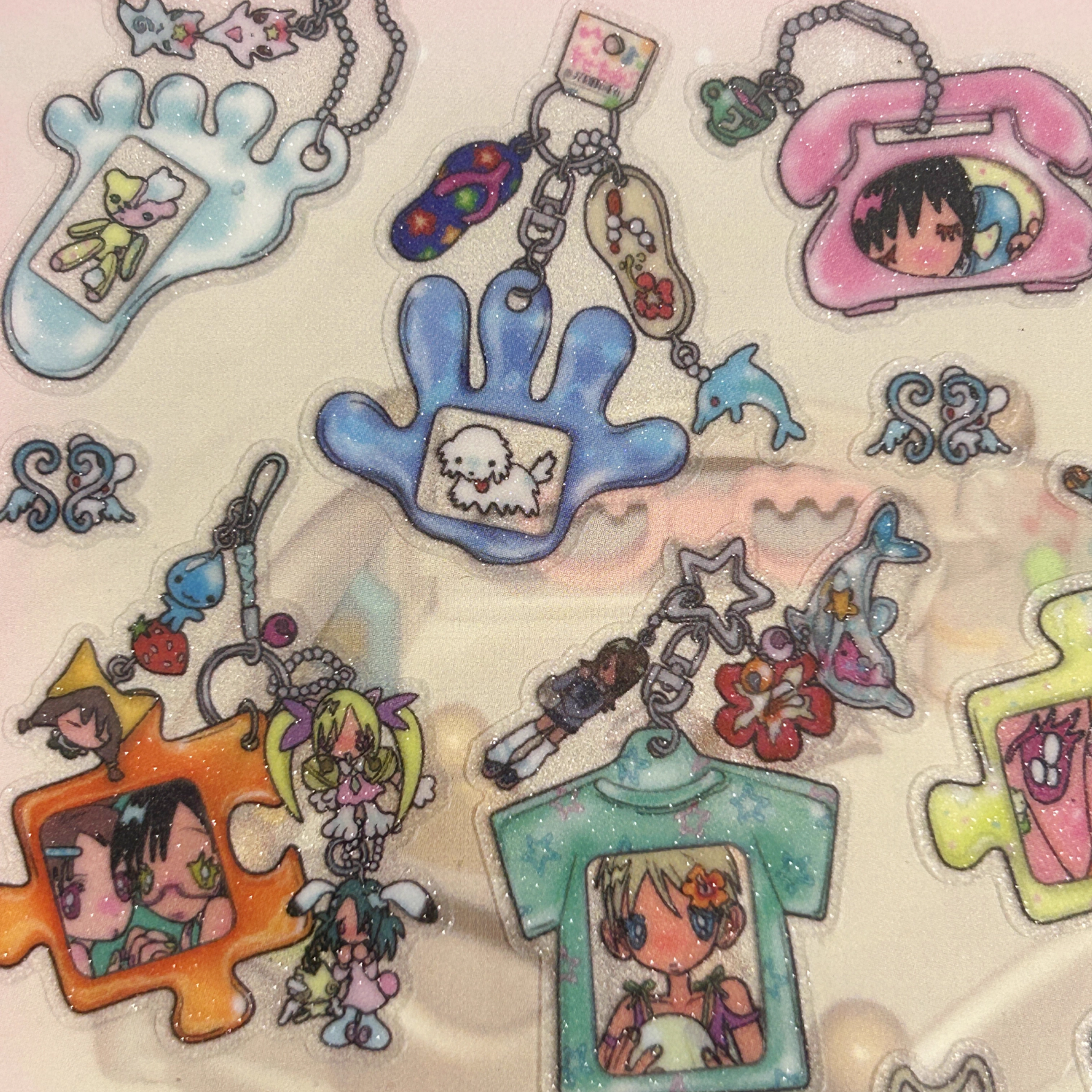 Sunonebird - Keychain Memory Sticker Sheet