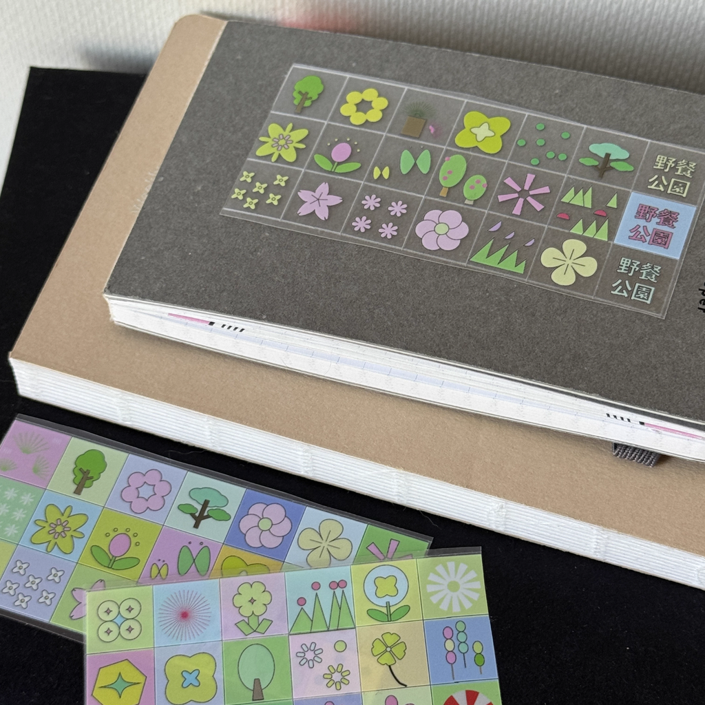 Picnic Museum - Plants Cube Sticker Roll