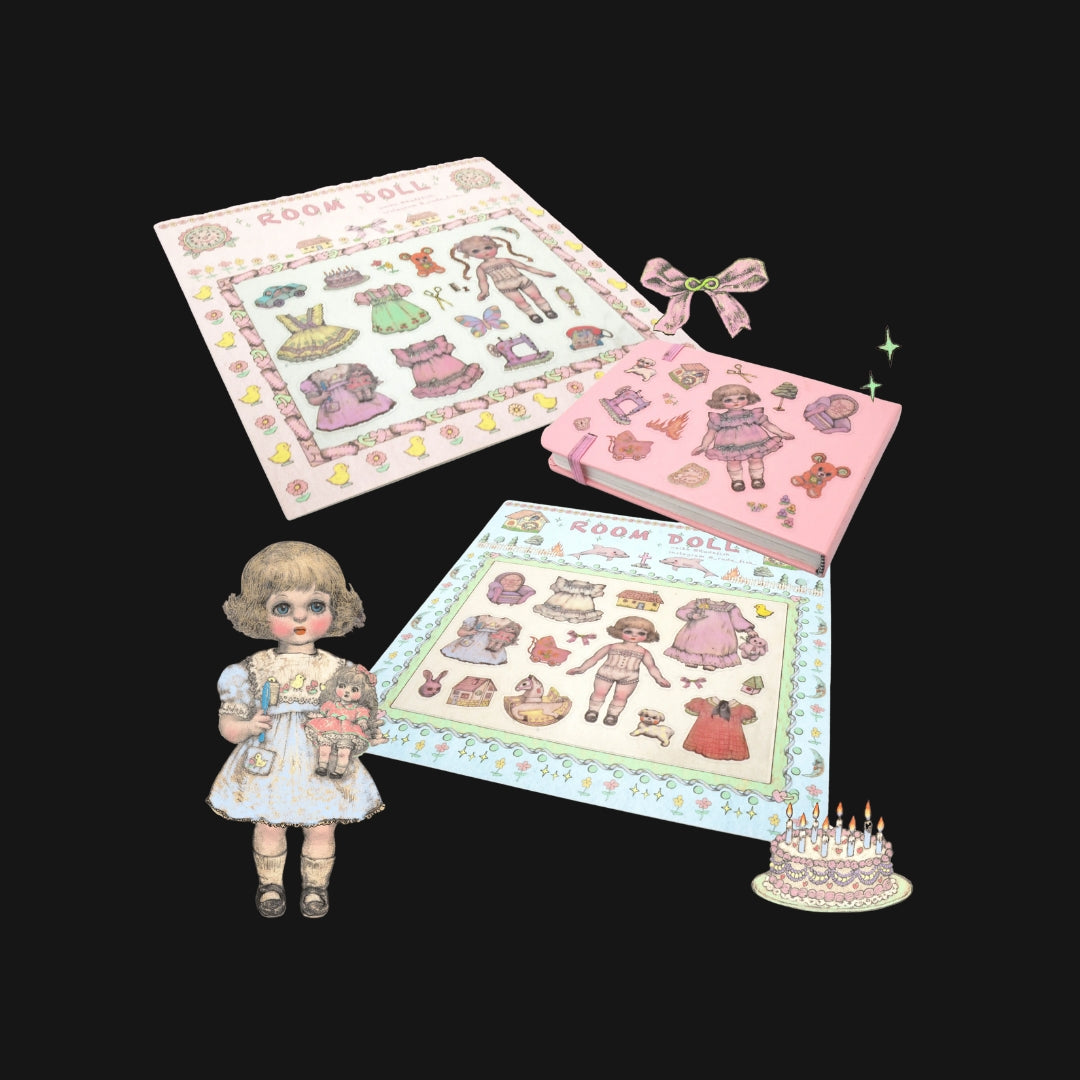 RUDEFISH - ROOM DOLL STICKER SHEET