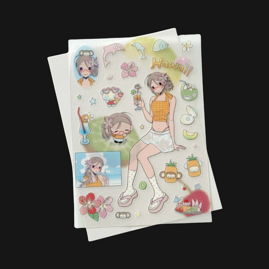 UNDERWATER - HAWAII SUMMER STICKER SHEET