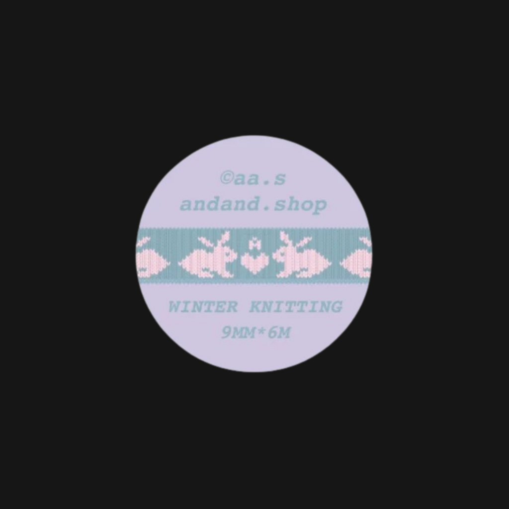 AndAnd. - Winter Sweater Sticker Roll