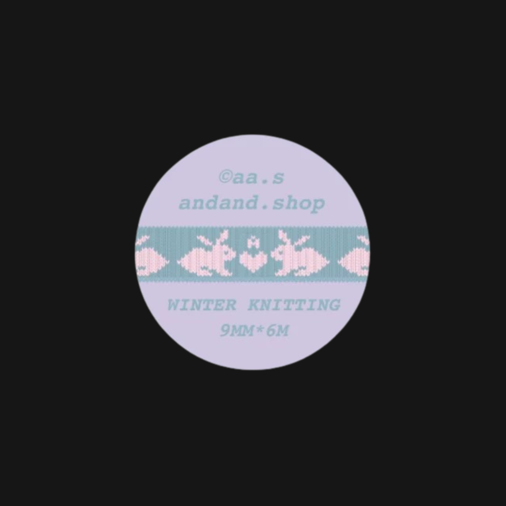 AndAnd. - Winter Sweater Sticker Roll