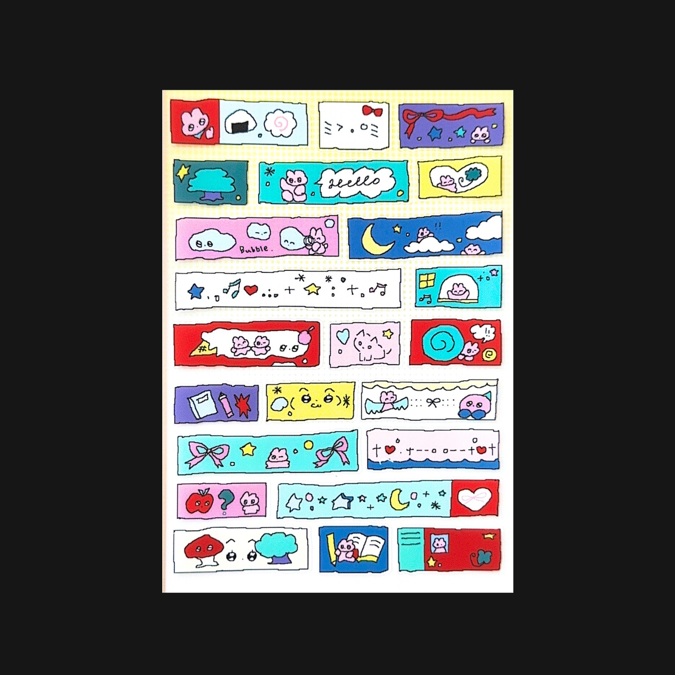 YAO x Creamhoney - Fake Tape Sticker Sheet
